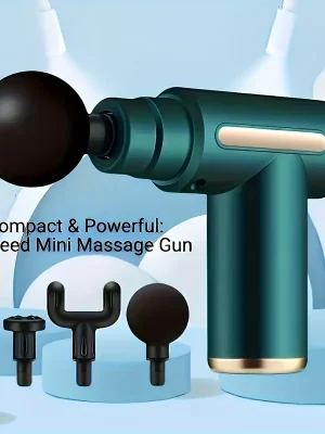 Rechargeable Massage Mini Gun with Six Heads