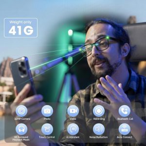 Smart Camera Artificial Intelligence Glasses (with Object Recognition, Translation, and Sunglasses)